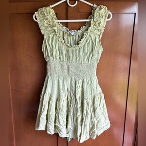 Princess Polly Green Babydoll dress/ Romper